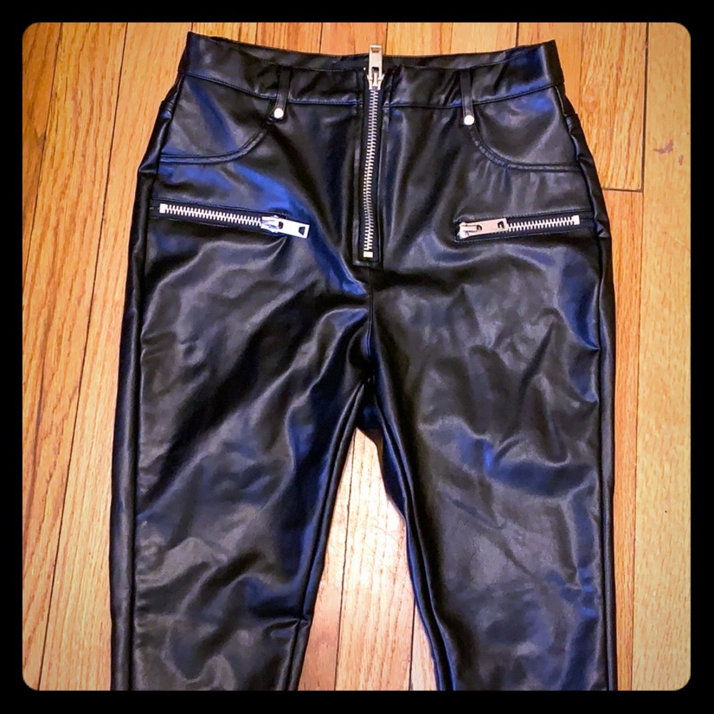 AKIRA LEATHER PANTS